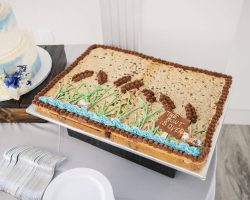 The Hunt is Over duck hunt groom's cake | Petite Sweets by Laura